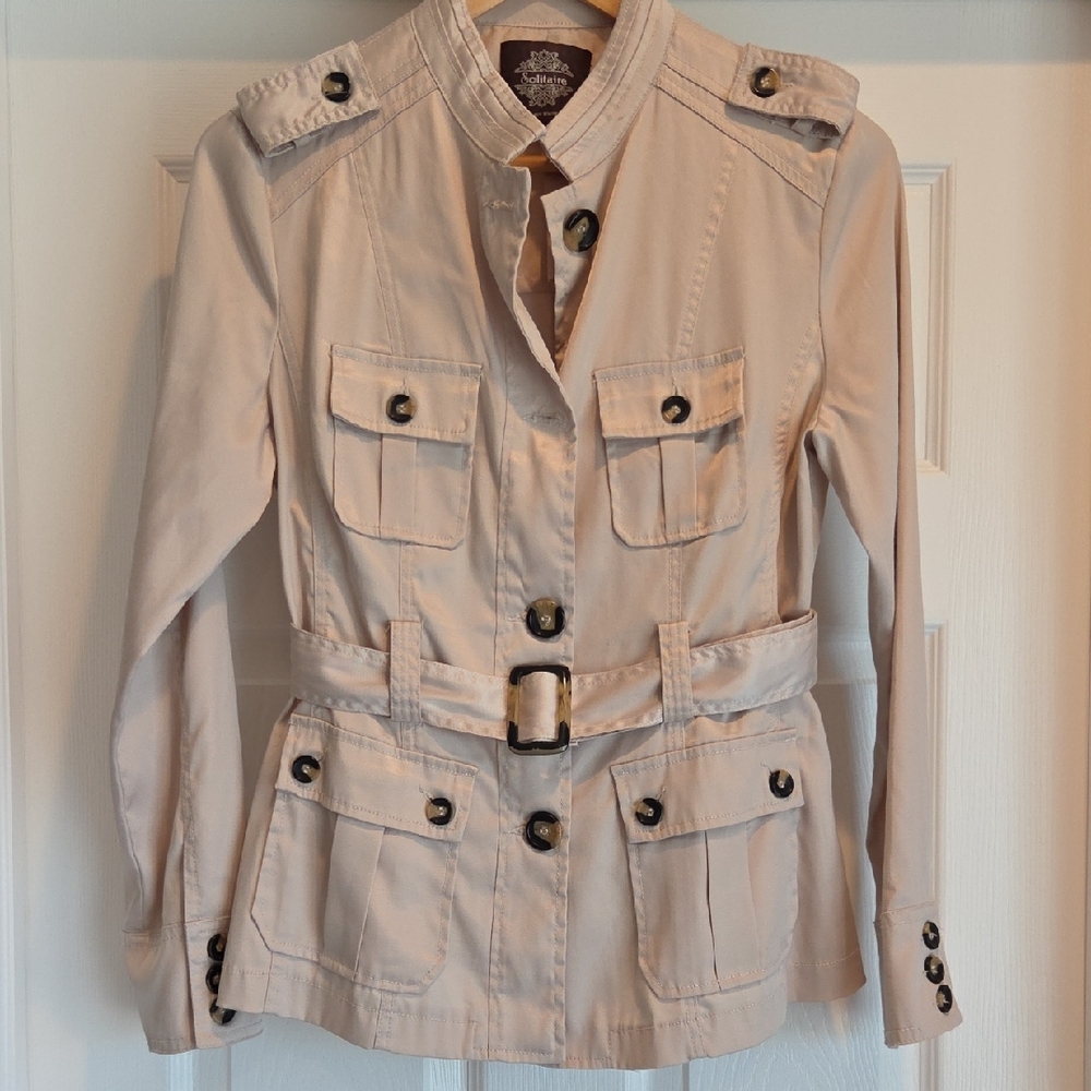 Safari Style Belted Jacket